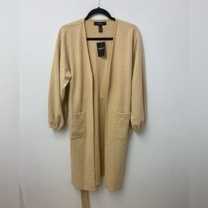 NWT coat with tie